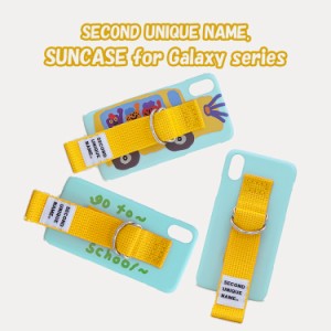 Galaxy シリーズ　Galaxy S21 ケース Galaxy S21+ Galaxy S21 Ultra  韓国 ベルト SUN CASE SPA BLUE YELLOW for Galaxy カバー ギャラク