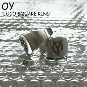 オーワイ リング OY メンズ レディース LOGO SQUARE RING ロゴ スクエア リング SILVER シルバー 韓国アクセサリー lgsqrg ACC