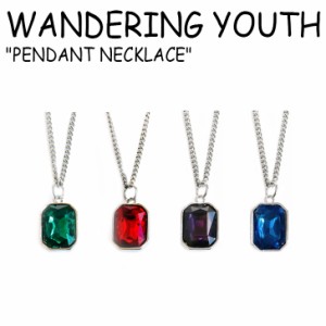 ワンダリングユース ネックレス WANDERING YOUTH PENDANT NECKLACE ペンダントネックレス 4色 韓国アクセサリー 247 ACC