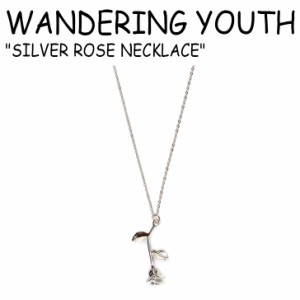 ワンダリングユース ネックレス WANDERING YOUTH レディース SILVER ROSE NECKLACE シルバー ローズ 韓国アクセサリー 399 ACC