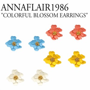 アンナフレア1986 ピアス ANNAFLAIR1986 COLORFUL BLOSSOM EARRINGS ホワイト イエロー ピンク ブルー 韓国アクセサリー 300741912 ACC