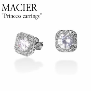 マシエル ピアス MACIER レディース Princess earrings プリンセス イヤリング SILVER シルバー 韓国アクセサリー 301183364 ACC