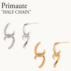 プリモテ ピアス Primaute レディース HALF CHAIN ハーフチェーン シルバー ゴールド 韓国アクセサリー 613599 ACC