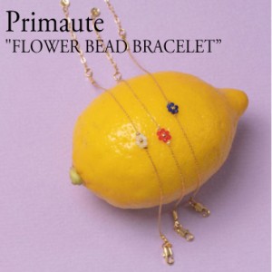 プリモテ ブレスレット primaute FLOWER BEAD BRACELET レディース レッド ブルー ホワイト 韓国アクセサリー 727285 ACC