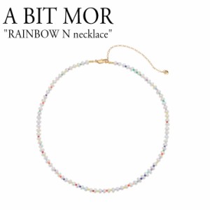 アビットモア ネックレス A BIT MOR RAINBOW N necklace レインボー エヌ ネックレス GOLD ゴールド 韓国アクセサリー rnbwnnk ACC