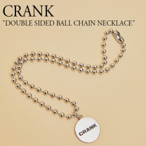 クランク ネックレス CRANK DOUBLE SIDED BALL CHAIN NECKLACE シルバー 韓国アクセサリー 301345121 ACC