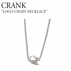 クランク ネックレス CRANK レディース LOGO CHAIN NECKLACE ロゴ チェーン ネックレス SILVER シルバー 韓国アクセサリー 301424702 ACC