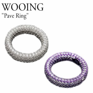 ウイング 指輪 リング WOOING Pave Ring パヴェ リング WHITE ホワイト PURPLE パープル 韓国アクセサリー 1000000081 ACC