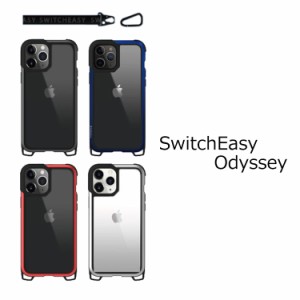 iPhone12mini iPhone12Pro iPhone12 iPhone12ProMax ケース ショルダー ストラップ 付き 耐衝撃 クリア SwitchEasy Odyssey