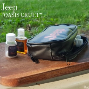 ジープ 調味料入れ 調味料ケース スパイスボックス ポーチ Jeep CAMP CRUET キャンプ ボトル アウトドア ブラック JPCW200102 OTTD