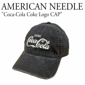 アメリカンニードル キャップ 帽子 AMERICAN NEEDLE Coca-Cola Coke Logo CAP コカコーラ WASHED SLOUCH 黒 ブラック COKE-1707A OTTD