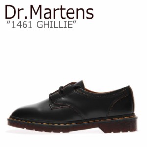 ドクターマーチン 3ホール Dr.Martens メンズ レディース 1461 GHILLIE ギリー BLACK ブラック 22695001 シューズ