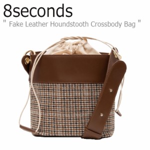 エイトセカンズ クロスバッグ 8seconds Fake Leather Houndstooth Crossbody Bag フェイクレザークロスボディーバッグ 1998D3WYBD バッグ