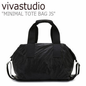 ビバスタジオ ボストンバッグ vivastudio メンズ レディース MINIMAL TOTE BAG JS ミニマル トートバッグ BLACK ブラック JSVA01 バッグ