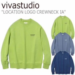 ビバスタジオ トレーナー vivastudio LOCATION LOGO CREWNECK IA ロケーション ロゴ クルーネック 全3色 IAVT20 JAVT20 KSVT20 ウェア