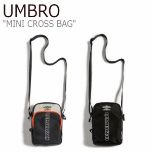 アンブロ ボディーバッグ UMBRO MINI CROSS BAG ミニ クロスバッグ BLACK ブラック CHARCOAL GREY チャコール グレー U0123CBG24 バッグ