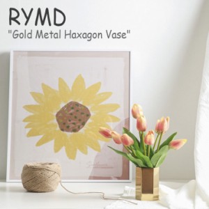 リンド 花瓶 RYMD ゴールド メタル ヘキサゴン ベース Gold Metal Haxagon Vase GOLD ゴールド色 韓国雑貨 おしゃれ 1841996 ACC