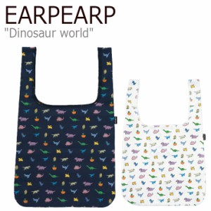 オプオプ トートバッグ EARPEARP Dinosaur world shopping bag ダイナソー ワールド ショッピングバッグ WHITE NAVY 1350970/69 バッグ
