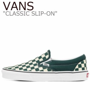 バンズ スリッポン スニーカー VANS メンズ レディース CLASSIC SLIP-ON クラシック スリッポン GREEN グリーン VN0A4U382NH1 シューズ