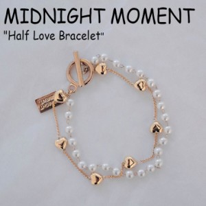 ミッドナイト モーメント ブレスレット MIDNIGHT MOMENT half love bracelet ハーフ ラブ GOLD 韓国アクセサリー 301042565 ACC