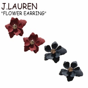 ジェイローレン ピアス J.LAUREN FLOWER EARRING フラワー イヤリング WINE ワイン BLUE ブルー 韓国アクセサリー M03481 ACC