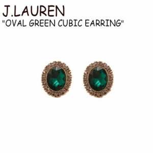 ジェイローレン ピアス J.LAUREN OVAL GREEN CUBIC EARRING オーバル グリーン GREEN 韓国アクセサリー M03482 ACC