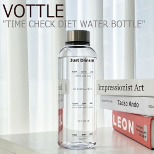 ボトル ボトル 水筒 ボトルケース VOTTLE TIME CHECK DIET WATER BOTTLE ウォーターボトル 500ml クリア ジム 運動 ヨガ 4878930717 ACC