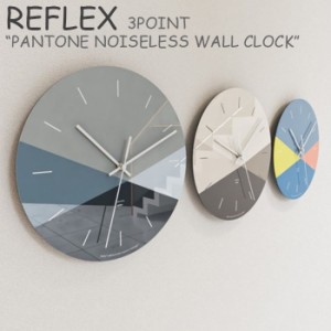 リフレックス 壁掛け時計 REFLEX 3POINT PANTONE NOISELESS WALL CLOCK 3ポイント ノイズレス ウォール クロック 韓国雑貨 3650811 ACC