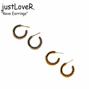 ジャストラバー ピアス justLoveR. Reve Earrings レーヴ イヤリングス SILVER GOLD 韓国アクセサリー 5307382930 ACC