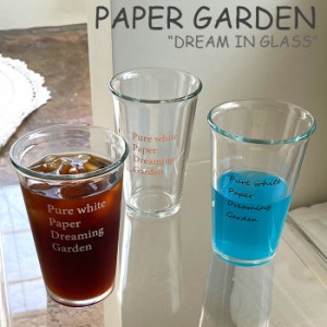 ペーパーガーデン コップ PAPER GARDEN DREAM IN GLASS ドリーム イン グラス WHITE BLACK ORANGE 韓国雑貨 5565035707 ACC