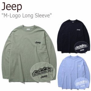 ジープ ロンT Jeep M-Logo Long Sleeve Mロゴ ロング スリーブ NAVY ネイビー BLUE ブルー KHAKI カーキ JM5TSU031NA/BL/KH ウェア