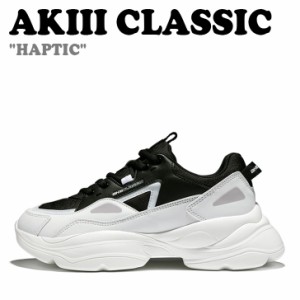 アキ クラシック スニーカー AKIII CLASSIC HAPTIC ハプティック BLACK ブラック WHITE ホワイト AKAJAUW06120 シューズ