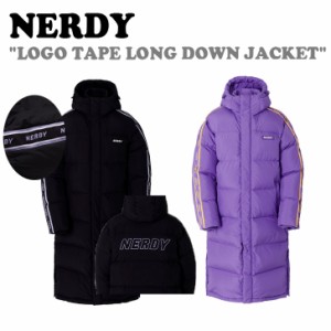 ノルディ アウター NERDY LOGO TAPE LONG DOWN JACKET ロゴ テープ ロング ダウン ジャケット 全2色 PNEW21DJ0901/17 ノルディー ウェア