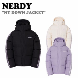 ノルディ アウター NERDY NY DOWN JACKET NY ダウン ジャケット BLACK CREAM LIGHT PURPLE PNEW21DJ0201/02/36 ノルディー ウェア