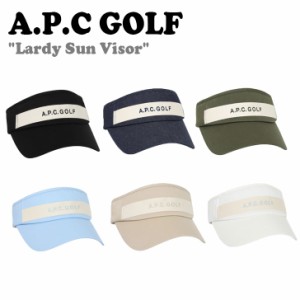 アーペーセー ゴルフ サンバイザー A.P.C GOLF Lardy Sun Visor ラーディ サン バイザー ゴルフウェア 韓国 韓国ゴルフ CCS22CE ACC