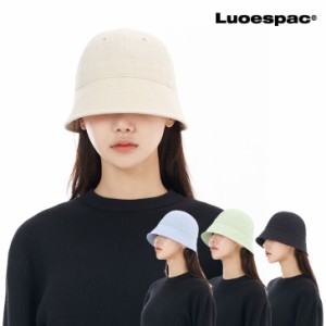 ルオエスパック バケットハット LUOESPAC 正規販売店 OVERFIT LINEN ROUND BUCKET HAT 全4色 LP0155 ACC