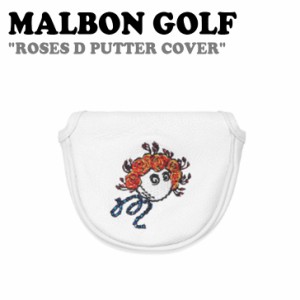 マルボンゴルフ パターカバー MALBON GOLF ROSES D PUTTER COVER ローズ Dパター カバー BLACK ブラック M2133LAC08BLK ACC