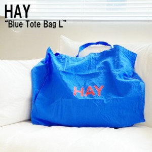 【即納】ヘイ エコバッグ HAY Blue Tote Bag L ブルー トートバッグ Lサイズ Sky blue + Red logo 541128 バッグ