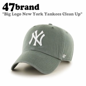 47ブランド キャップ 47 BRAND BIG LOGO NEW YORK YANKEES CLEAN UP ニューヨークヤンキースクリーンアップ モス PIO47-BGNY-MSA ACC