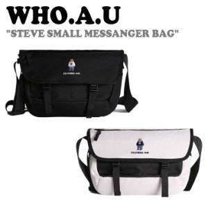 フーアーユー クロスバッグ WHO.A.U STEVE SMALL MESSANGER BAG スティーブ スモール メッセンジャーバッグ 全2色 WHBGD1212A バッグ
