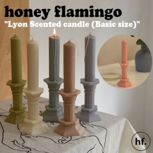 ハニーフラミンゴ キャンドル honey flamingo 正規販売店 Lyon scented candle Basic size 香り付き 6色 韓国雑貨 インテリア小物 ACC