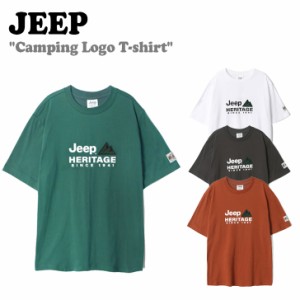 ジープ 半袖Tシャツ Jeep メンズ レディース Camping Logo T-shirt キャッピング ロゴ Tシャツ 全4色 JN5TSU155WH//DG/RD/GN ウェア