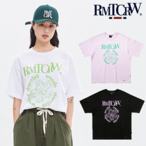 ロマンティッククラウン 半袖Tシャツ ROMANTIC CROWN 正規販売店 ROUND FLOWER TEE 全3色 22RCSUTTSU017BK/WT/GP ウェア