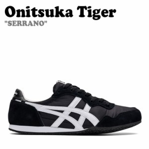 オニツカタイガー スニーカー Onitsuka Tiger SERRANO CL セラーノ CL BLACK ブラック WHITE ホワイト 1183B400.001 シューズ