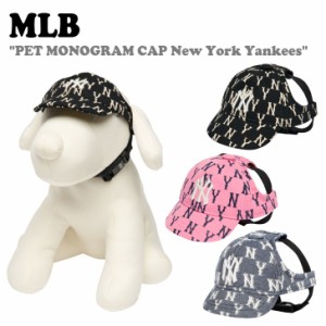 エムエルビー MLB PET MONOGRAM CAP New York Yankees BLACK D.PINK NAVY 7APECM114-50BKS/PKD 72PEC2111-50N ACC