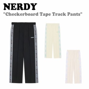 ノルディ ボトムス NERDY Checkerboard Tape Track Pants チェッカーボード テープ トラック パンツ 全3色 PNES23KB0201/02/37 ウェア