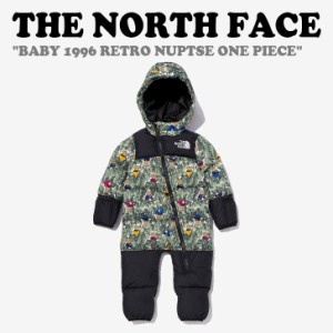 ノースフェイス カバーオール THE NORTH FACE BABY 1996 RETRO NUPTSE ONE PIECE ベイビー レトロ ヌプシ DARK KHAKI NQ1DN92S ウェア