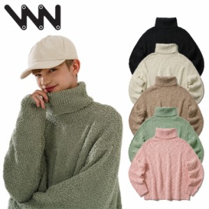 ダブリューブイ プロジェクト タートルネック WV PROJECT 正規販売店 Fluffys Turtle Neck Knit 全5色 JIKN7636 ウェア