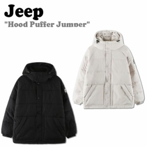 ジープ ジャケット Jeep Hood Puffer Jumper フード パファー ジャンパー IVORY アイボリー BLACK ブラック GL4JPU412IV/BK ウェア