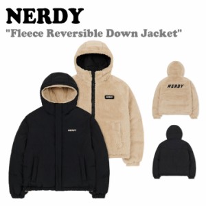 ノルディ ダウン NERDY Fleece Reversible Down Jacket フリース リバーシブル ダウン ジャケット BLACK PNEW22DJ0601 ノルディー ウェア